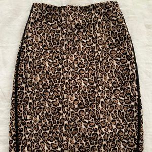 Cheetah Print Pencil Skirt
